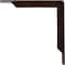 Ekena Millwork Stockport Steel Bracket, Antiqued Copper 2"W x 12"D x 12"H BKTM02X12X12STACO - alternate 3